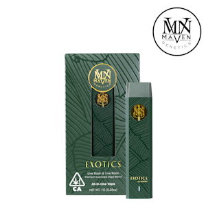 Maven - Alchemy - Exotics All in One Vape
