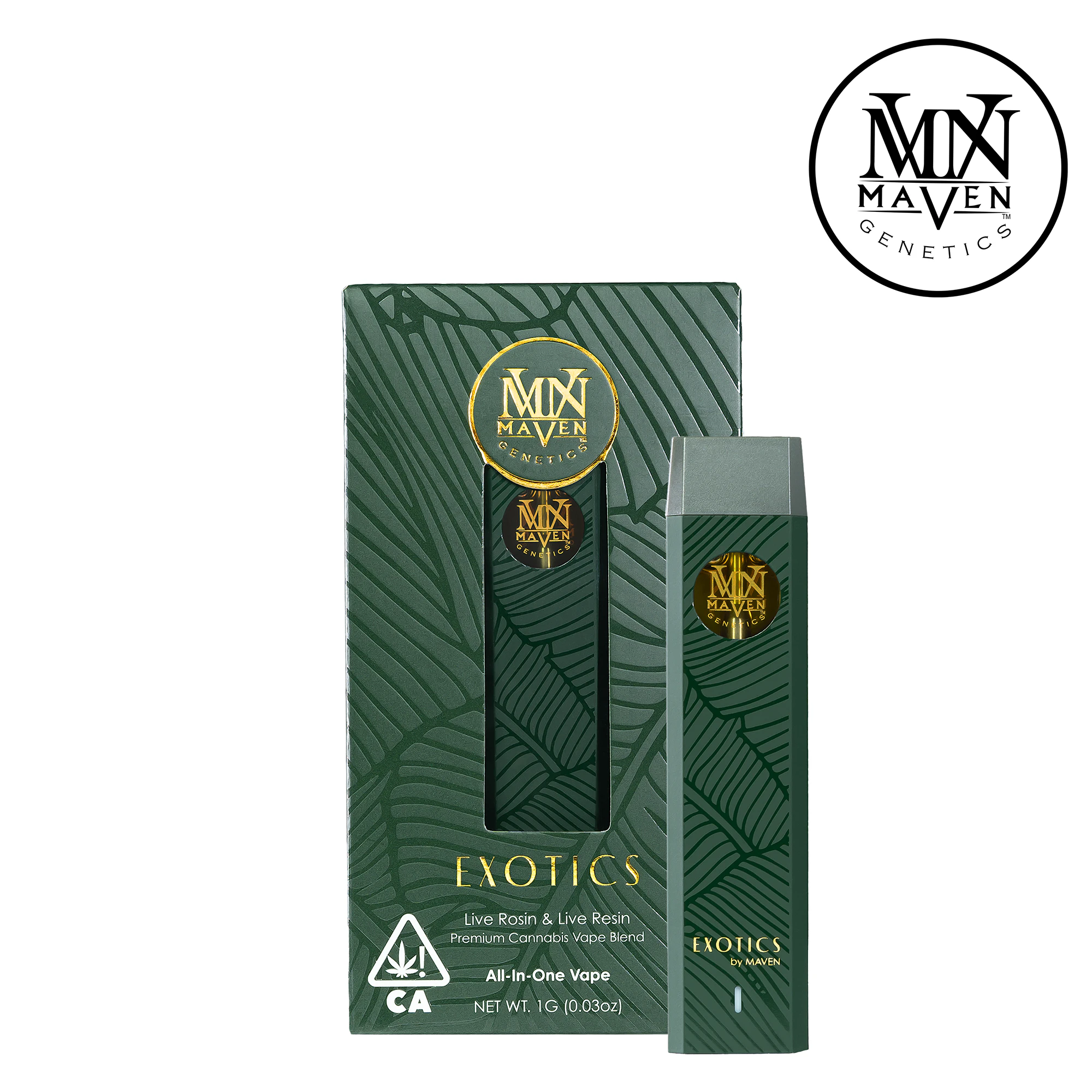 Marijuana Maven - Alchemy - Exotics All in One Vape Main Image
