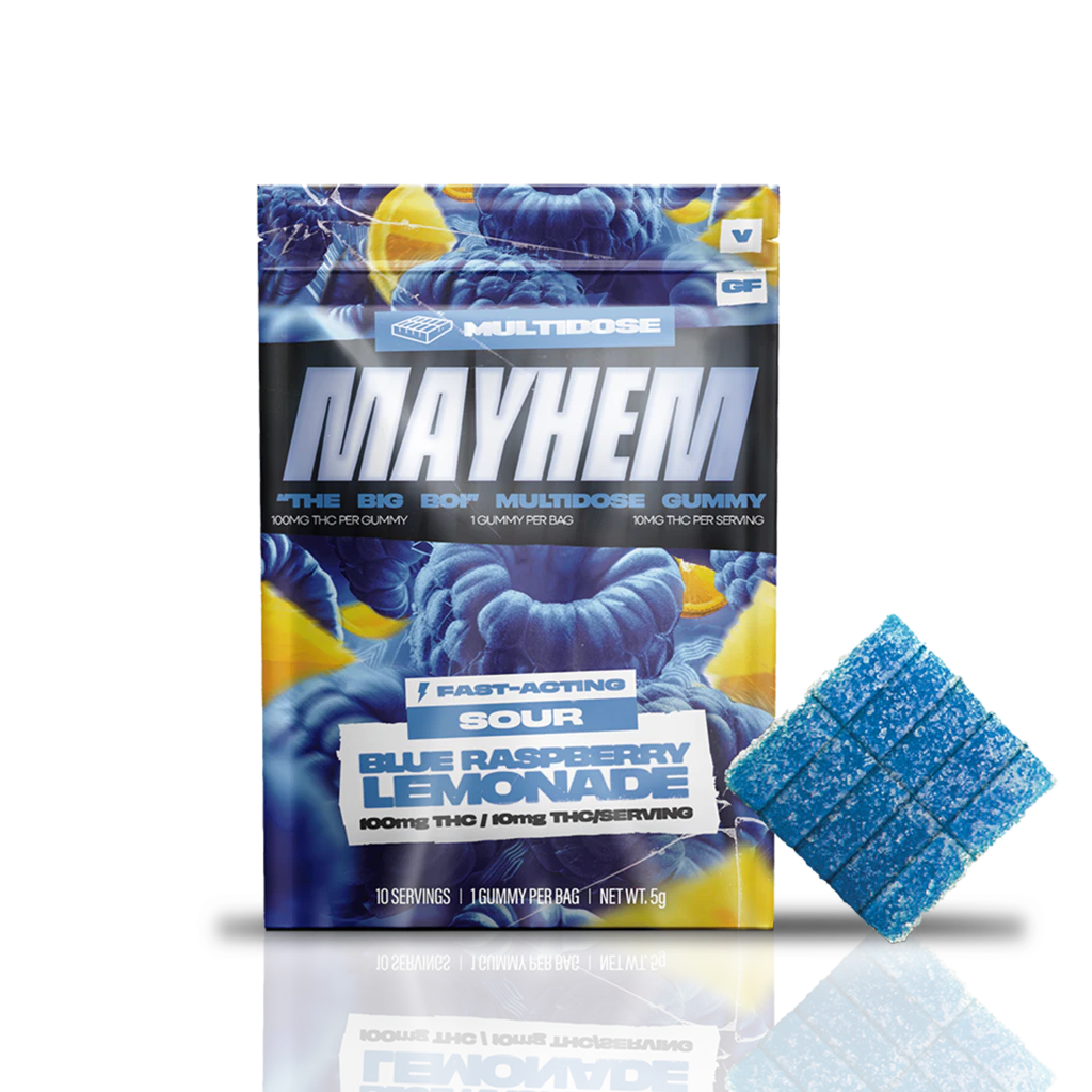 MAYHEM - Mayhem | Gummy | Sour Blue Raspberry Lemonade | 100mg Main Image