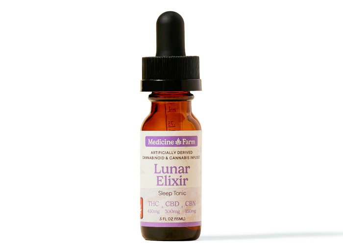 THE MEDICINE FARM - MF | Lunar Elixir | Sleep Tonic THC:CBD:CBN Tincture Main Image