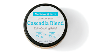 MF | Cascadia Blend | 0.25oz 1:1 THC:CBD Cooling Balm 
