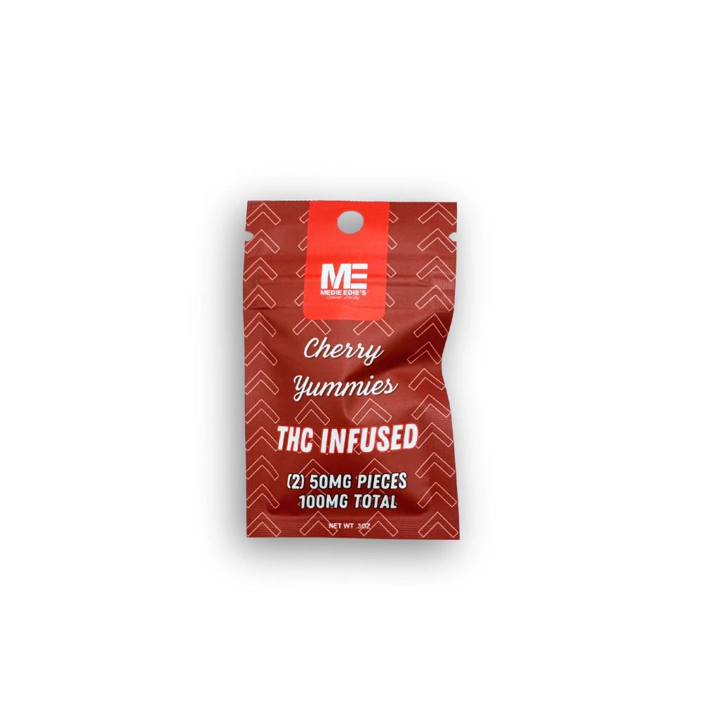 Medie Edie's - Cherry Yummies 100mg Gummies (2x50mg) - MEDIE EDIE'S Main Image