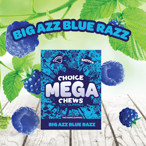 Choice Chews - Big Azz Blue Razz | 2pk | 200mg