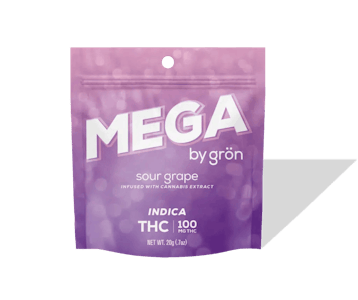 GRON - Gron Sour Grape Mega Pearl 100mg