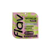 Watermelon Mega Rings | Gummy Rings | 100mg/2 Pieces | Flav