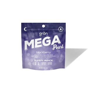 GRON - Blackberry "MEGA Pearl" Gummy | 200mg 1:1 (THC:CBN)