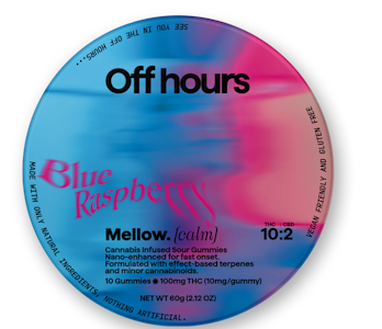 OFF HOURS - Mellow (Calm) Gummies | 10 Pack | 10:2 THC:CBD