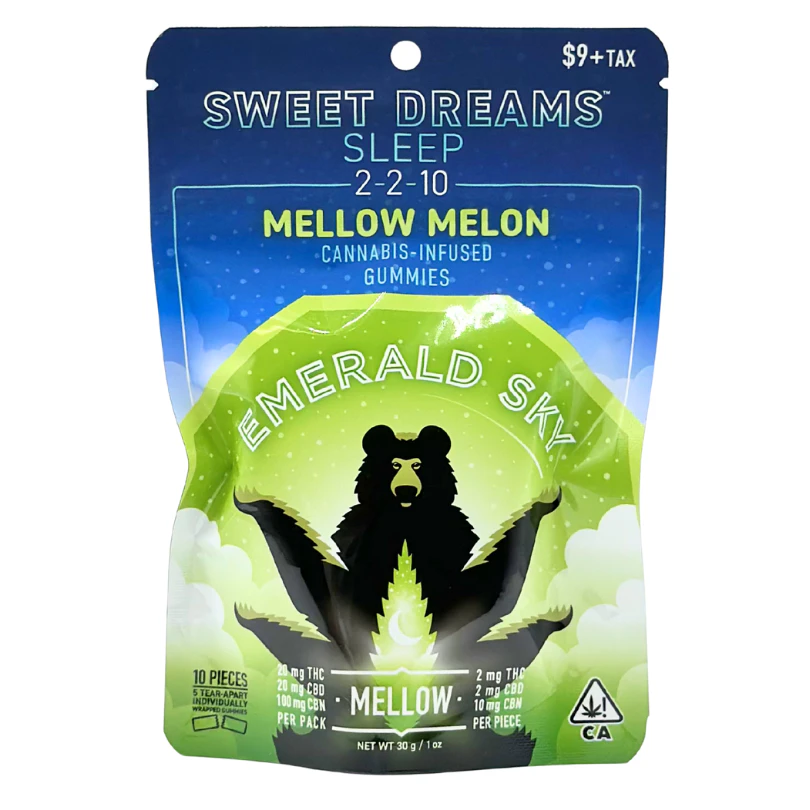 Emerald Sky - Emerald Sky - Sweet Dream Gummies - Mellow Melon THC/CBD/CBN - Edible - 5pk - 100MG Main Image