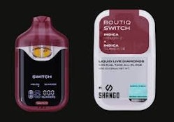 BOUTIQ - 1g Liquid Live Diamonds AIO Switch Dual Tank - Melon Z + Slimeade