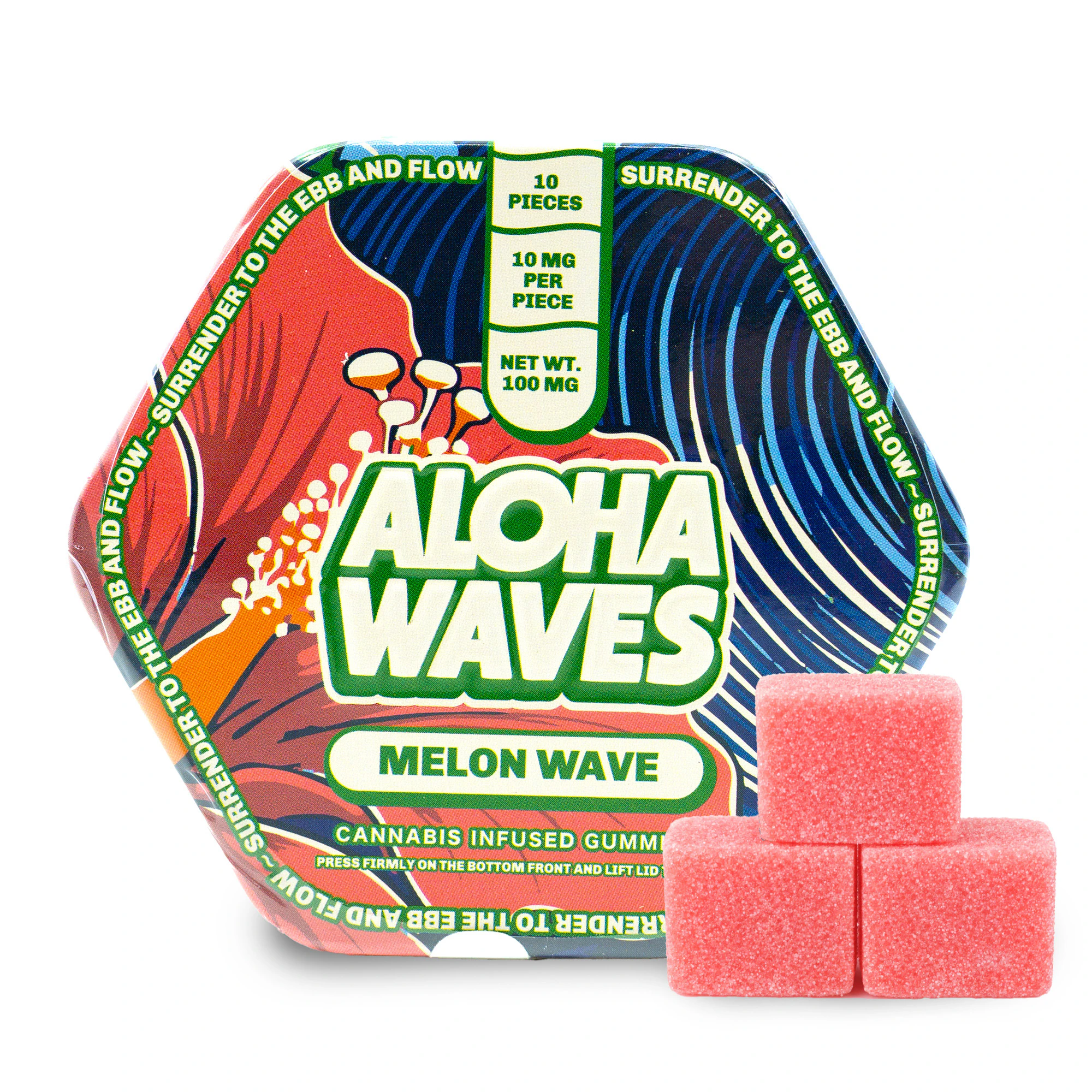 Aloha Waves - Melon Wave | 100mg Main Image