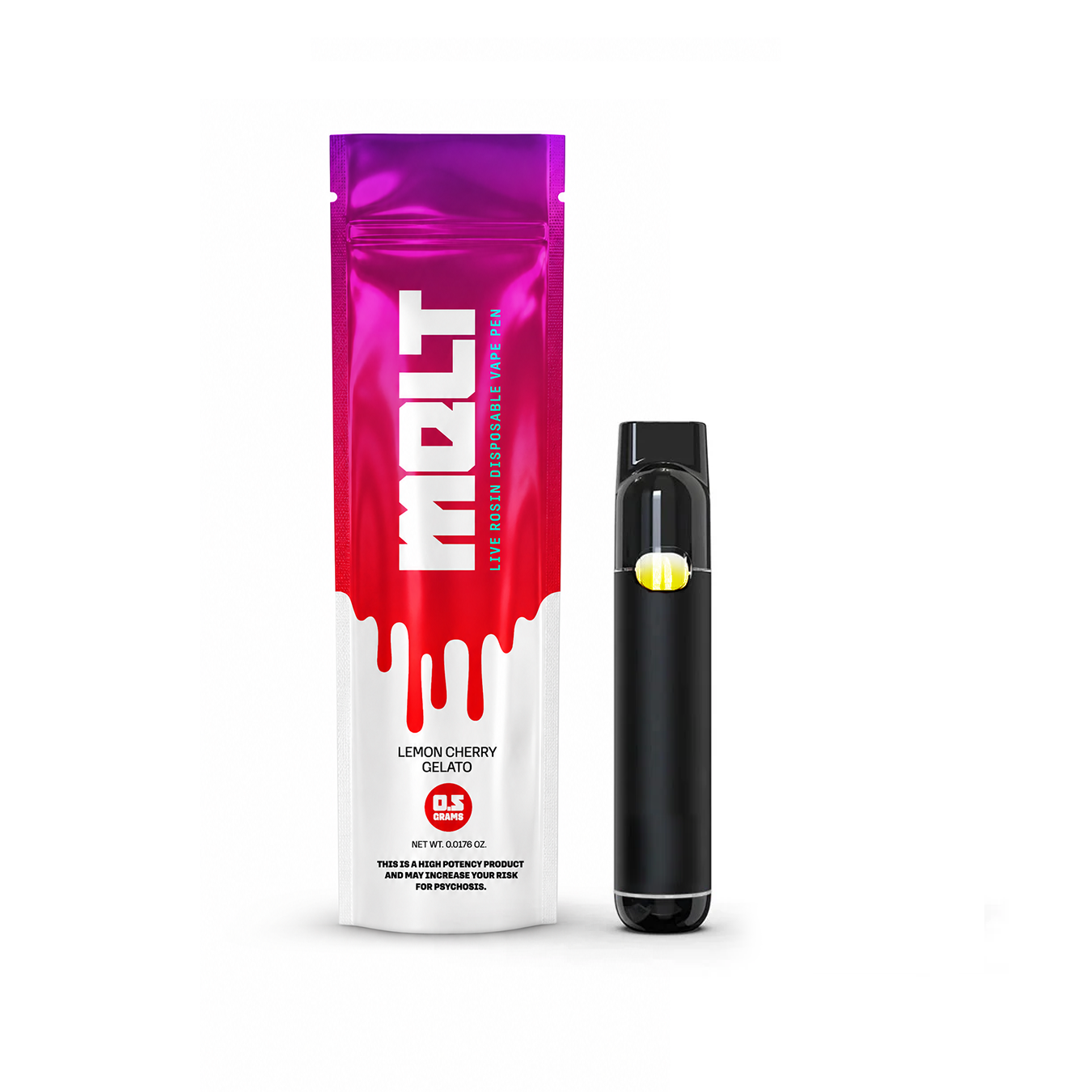 Melt | Lemon Cherry Gelato | Rosin | .5g AIO