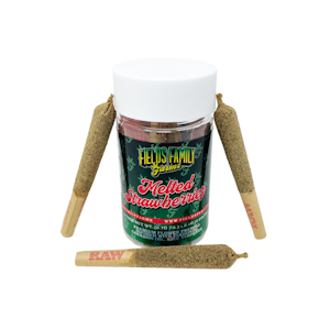 FIELDS FAMILY FARMZ - Melted Strawberriez | (3pk) 2.1g Infused Prerolls (H) | Fields Family Farmz