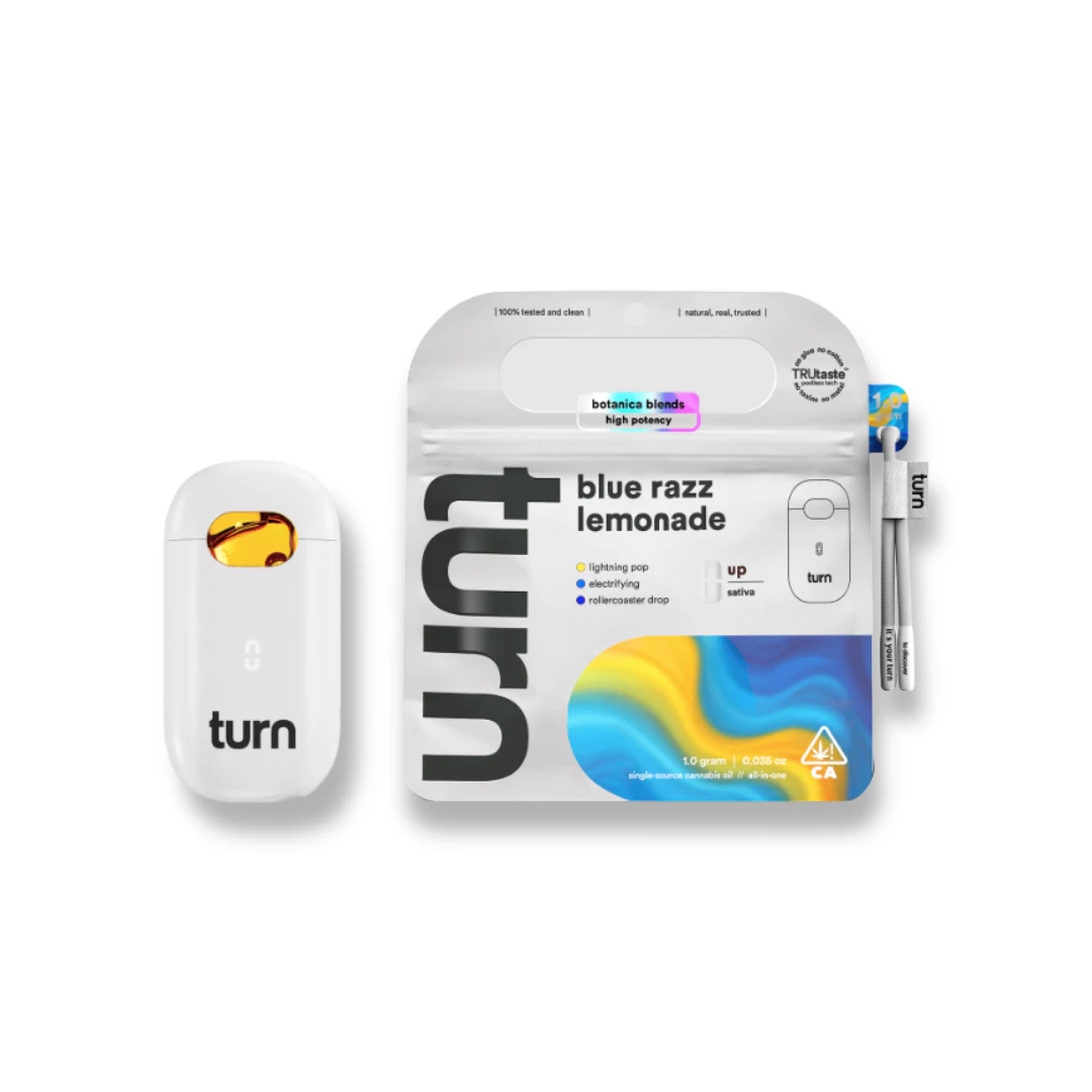turn - Turn - 1g AIO - Blue Razz Lemonade Main Image