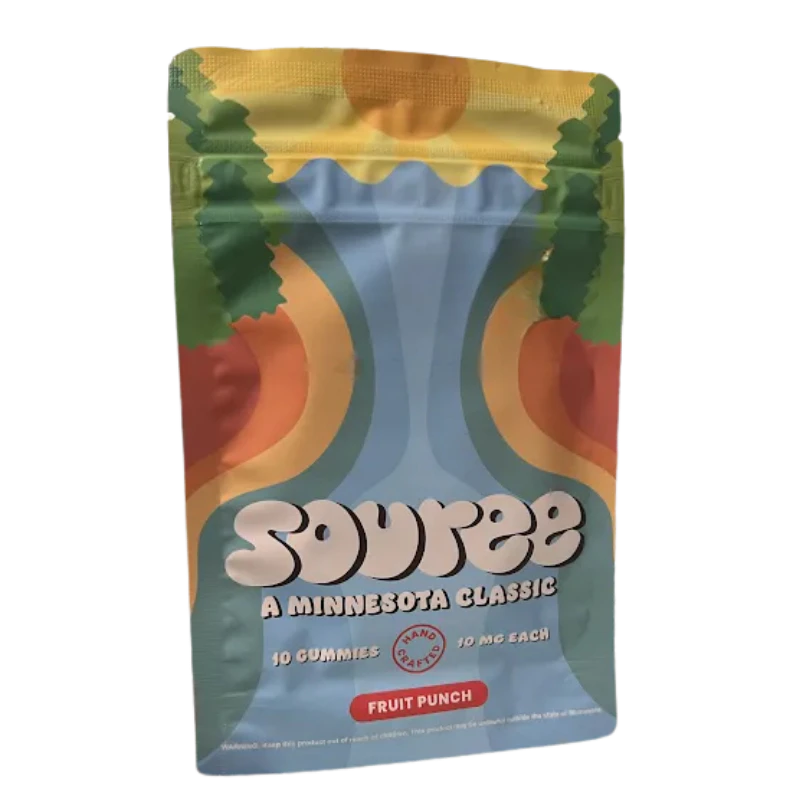 Souree - Gummies | Fruit Punch | 10mg THC | 10 count Main Image