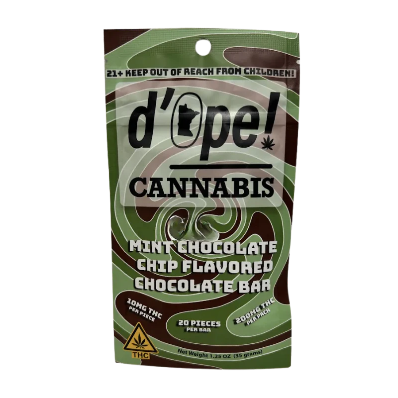 D'ope! Cannabis - DC Mint Chocolate Chip | 10mg THC | 20 pieces Main Image