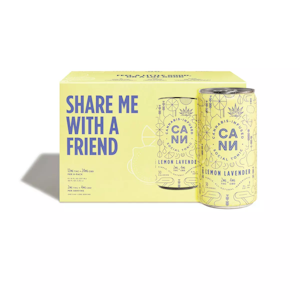 CANN - CANN |  LEMON LAVENDER 1:2 THC/CBD - 6PK | BEVERAGE | 8OZ