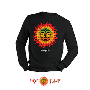 Fire Island Branded - Black Unisex T-shirt - Medium