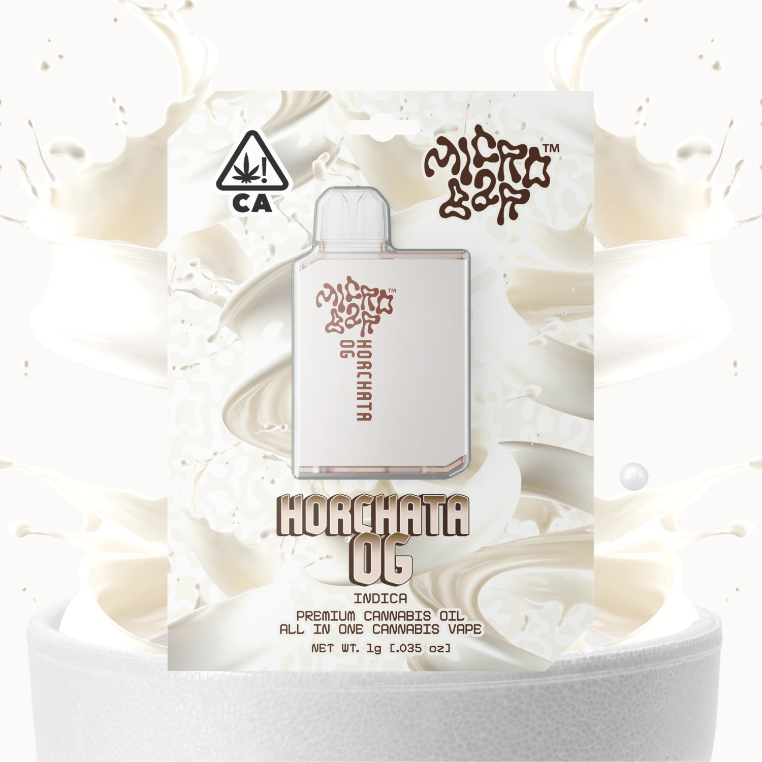 Micro Bar - Micro Bar - 1g AIO - Horchata OG Main Image