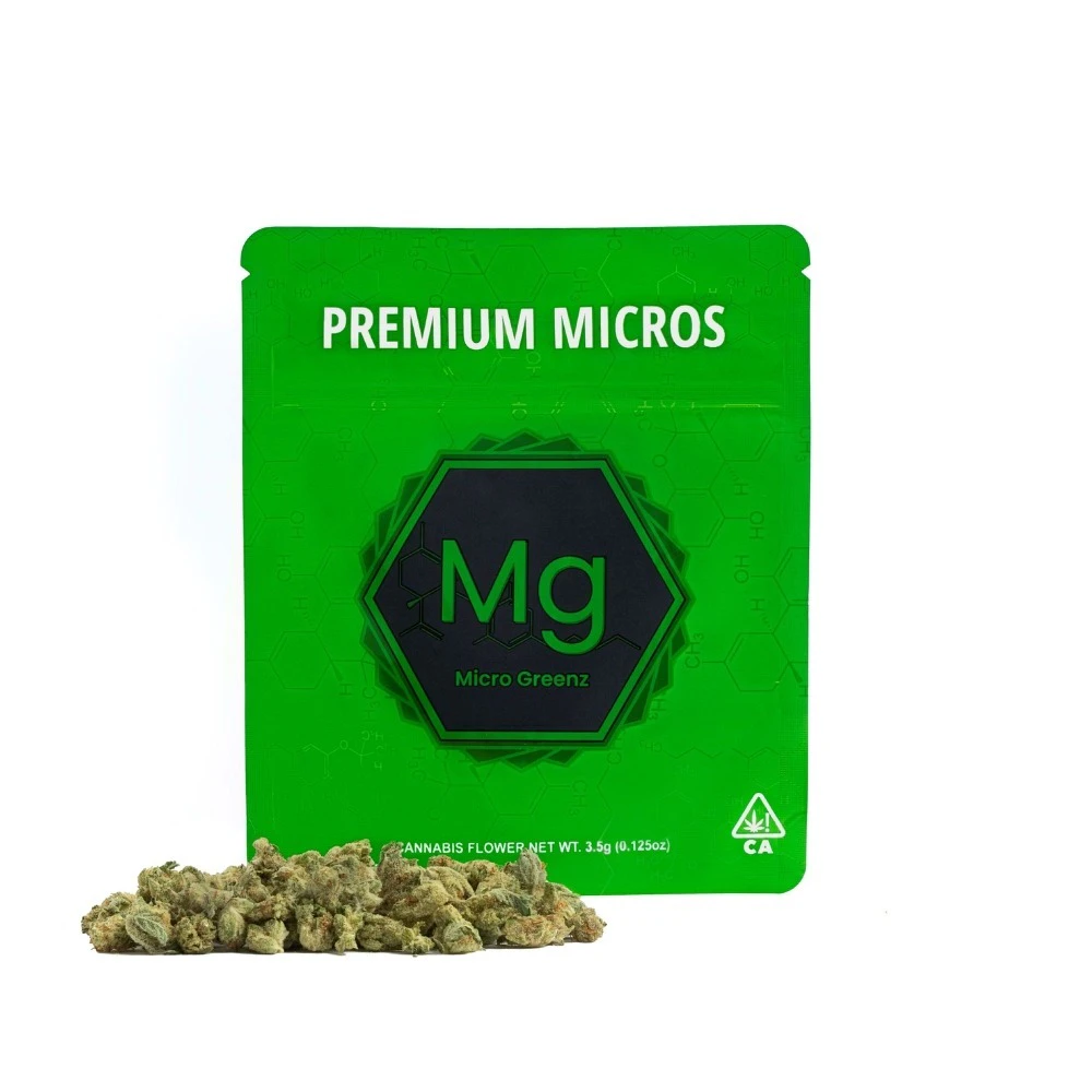 Micro Greenz - Micro Greenz GG1 x Grape Gas (H) Smalls Flower 3.5g Main Image