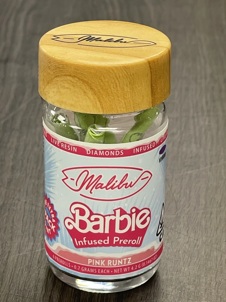 Malibu Gold - Malibu - Snowboards Pink Runtz - 6pk Infused Pre-Rolls Main Image