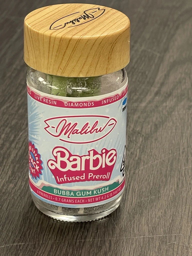 Malibu Gold - Malibu - Snowboards Bubba Gum - 6pk Infused Pre-Rolls Main Image