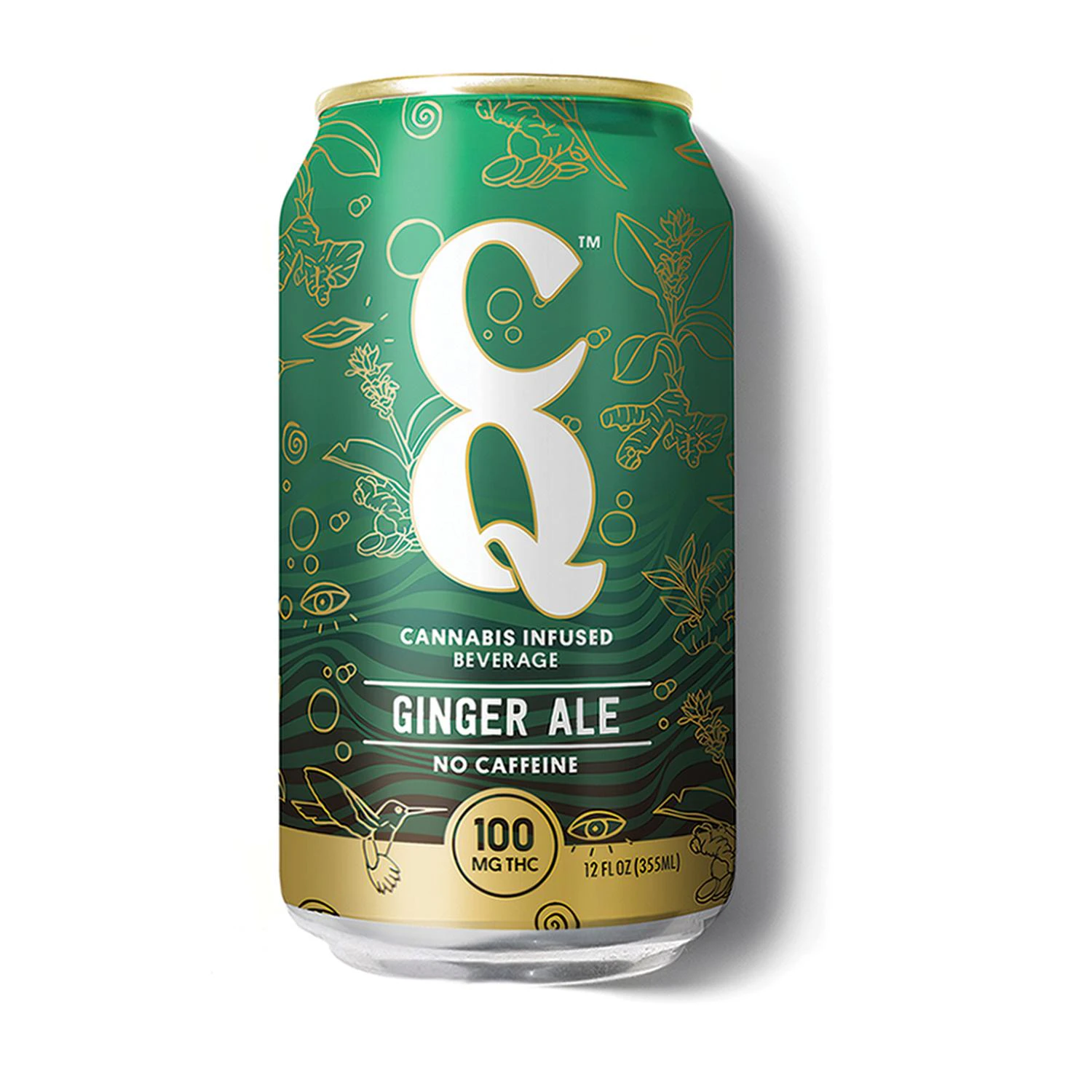CQ Drinks - CQ - Ginger Ale Soda - 100mg Main Image