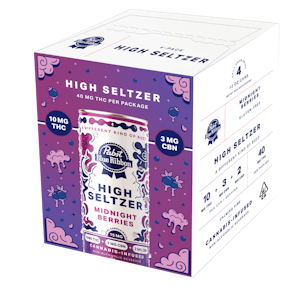 Pabst Labs - Midnight Berries | High Seltzer 12oz (4pk) 10mg THC | Pabst Labs