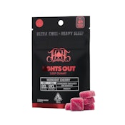 Heavy Hitters Midnight Cherry Lights Out 1:1 CBN:THC Sleep Gummies 100mg