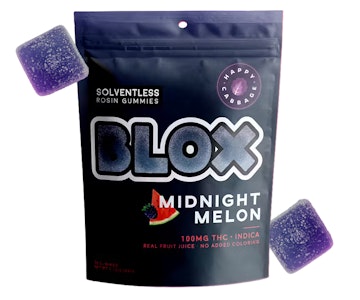 HAPPY CABBAGE - BLOX | Midnight Melon Rosin Gummies | 10 Pack 100mg