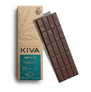 KIVA - Kiva Dark Chocolate Bar Midnight Mint CBN 5:2 