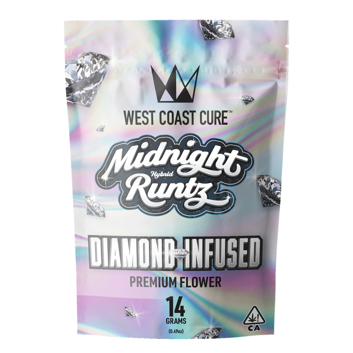 West Coast Cure - Midnight Runtz (H) | 14g Diamond Infused Flower | West Coast Cure Main Image