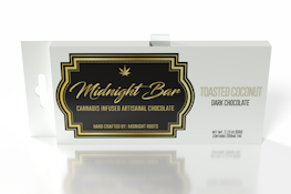 Midnight Bar | (200MG) | Toasted Coconut Dark Chocolate