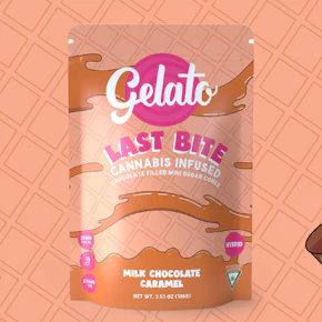 Gelato Last Bite Cones - Milk Chocolate Caramel