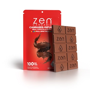Zen - Zen Milk Chocolate 100mg
