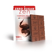 ZEN Zero Sugar Milk Chocolate 100mg Edible