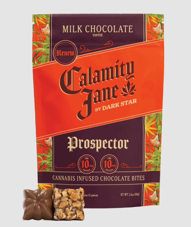 DARK STAR - Milk Chocolate Toffee Prospector 10mg 10pk Main Image