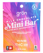 Gron THC Milk Chocolate Mini Bar 100mg