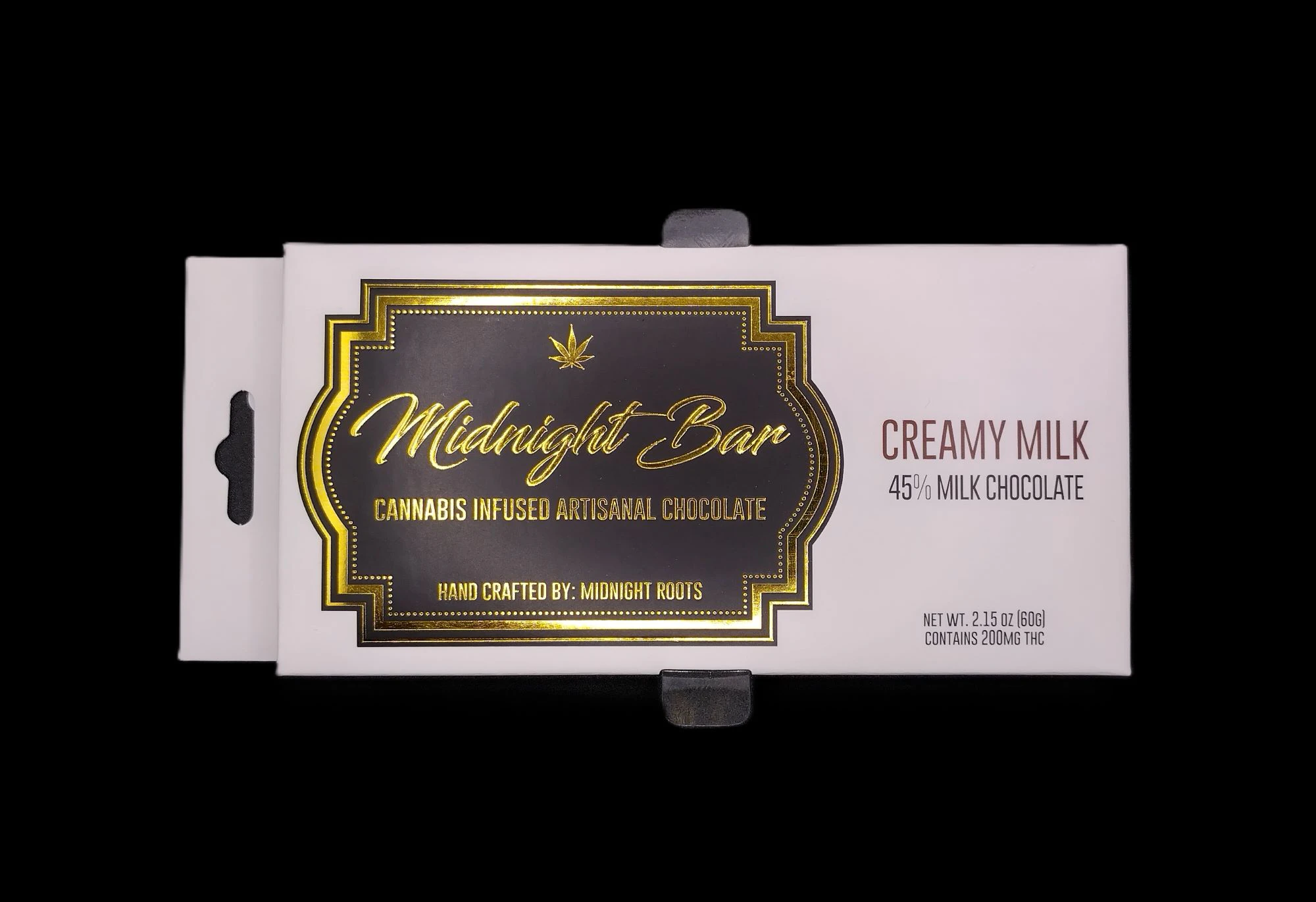 Midnight Roots - 200mg Midnight Bar - Creamy Milk Chocolate Main Image