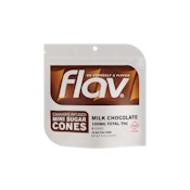 FLAV - MILK CHOCOLATE MINI SUGAR CONE 100 MG