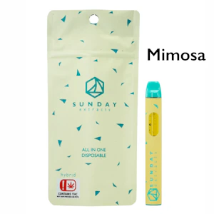 Sunday Extracts Disposable - Mimosa (2g) Disposable (H)