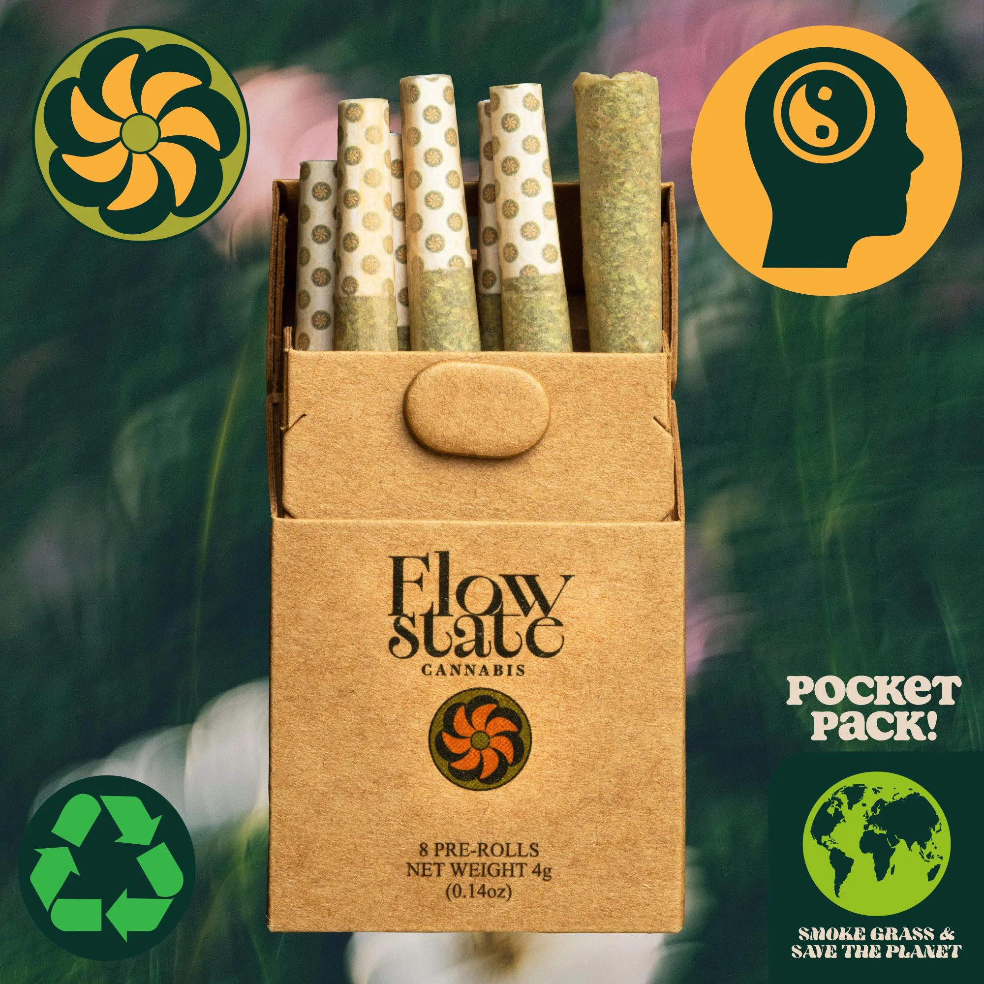FLOW STATE (IL) - Flow State Cinnamon Toast Rntz Pocket Pack 42209 Main Image