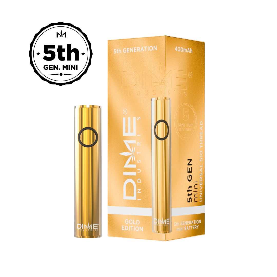 Dime - Gold (400AH) 510 Mini Battery Main Image