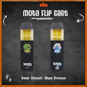 DC MOTA | SOUR DIESEL & BLUE DREAM |  DISPOSABLE FLIP VAPE PEN - 2 G