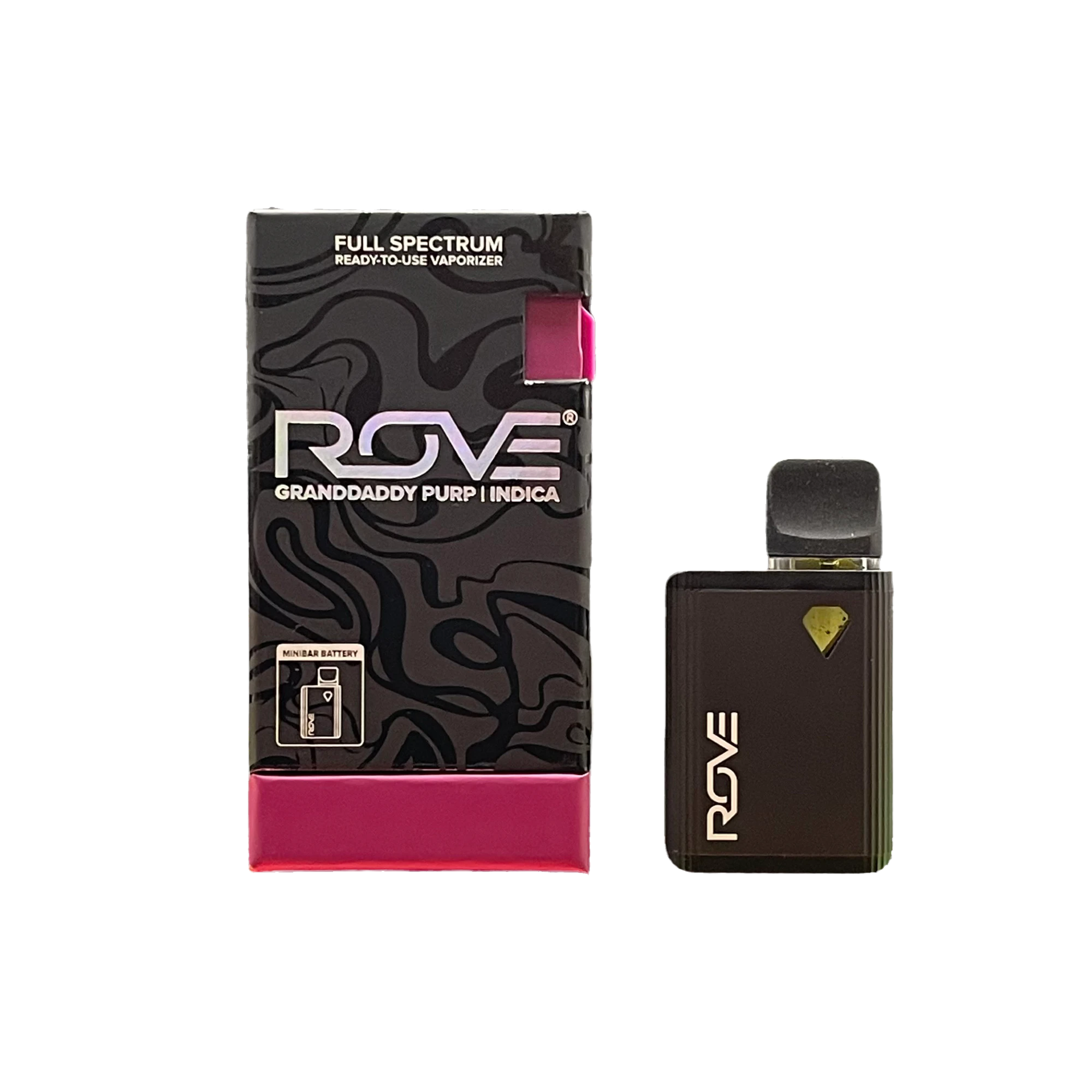 ROVE - Rove - Granddaddy Purp - 0.5g RTU Mini Bar AIO Main Image