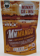 Minny Grown | Midwest Sunset Mango THC Gummies | 50mg THC 25mg CBN