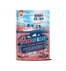 Minny Grown - MinnyGrown-PeachOfADay - THC/CBG - 75mg Main Image