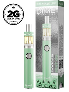 DIME INDUSTRIES - Dime 2g Mint OG THC/CBD/CBN AIO Disposable