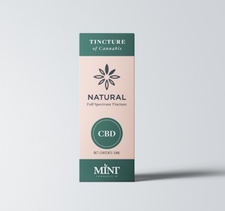 Mint - 1000MG CBD Only Natural Full Spectrum Tincture