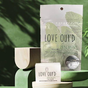Love Oui'd - Love Oui'd - Mint - Zen Peppermints - 100MG - 20CT -  Edible