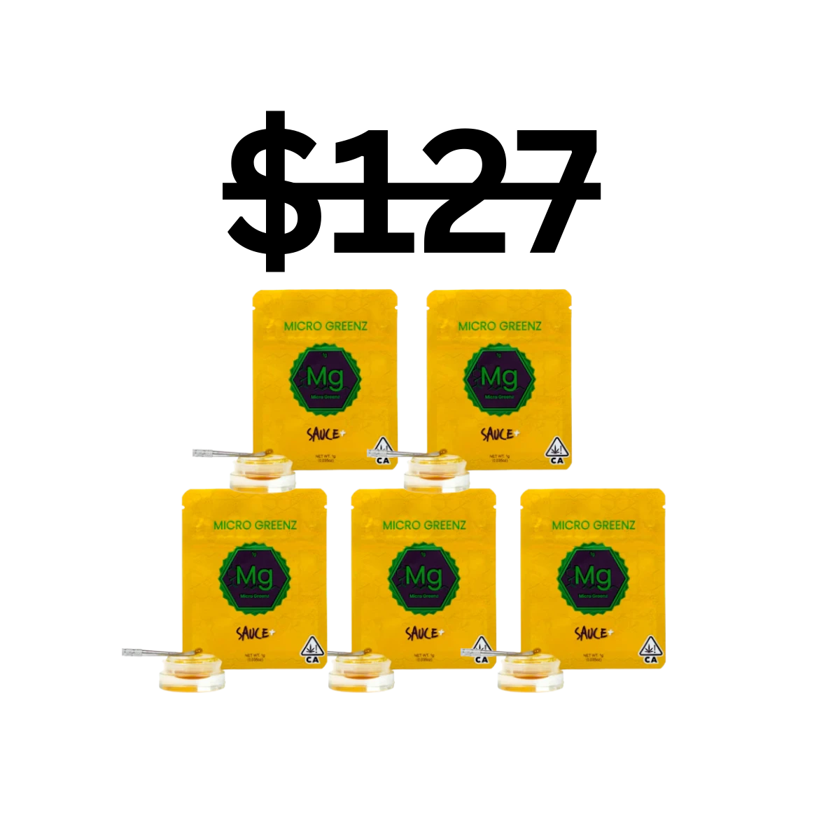 Micro Greenz - Micro Greenz State Limit Bundle | 8x 1g Concentrates | Micro Greenz Main Image